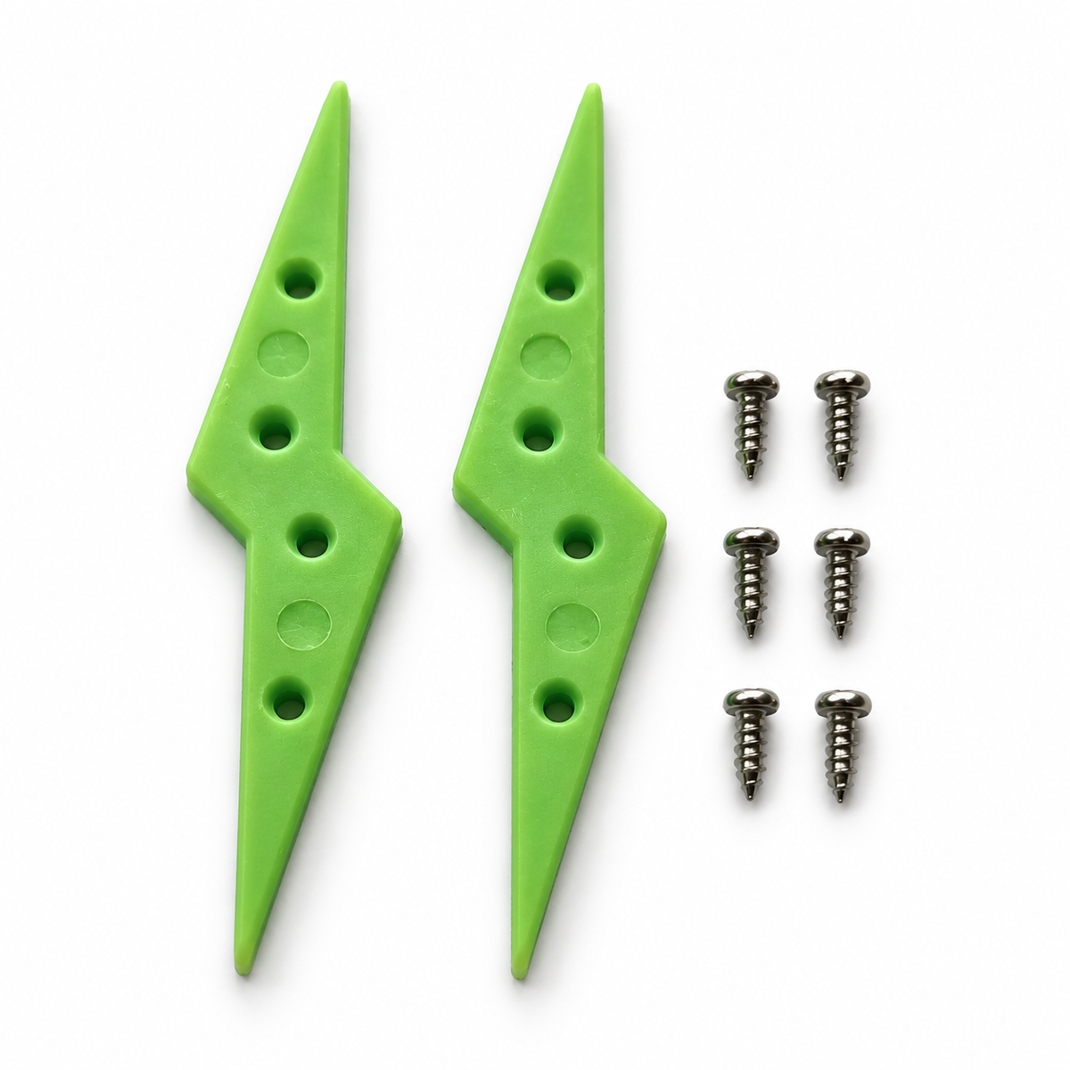 Fingerboard Board Rails, Sword, Arrow, Lightning, Lightning Green