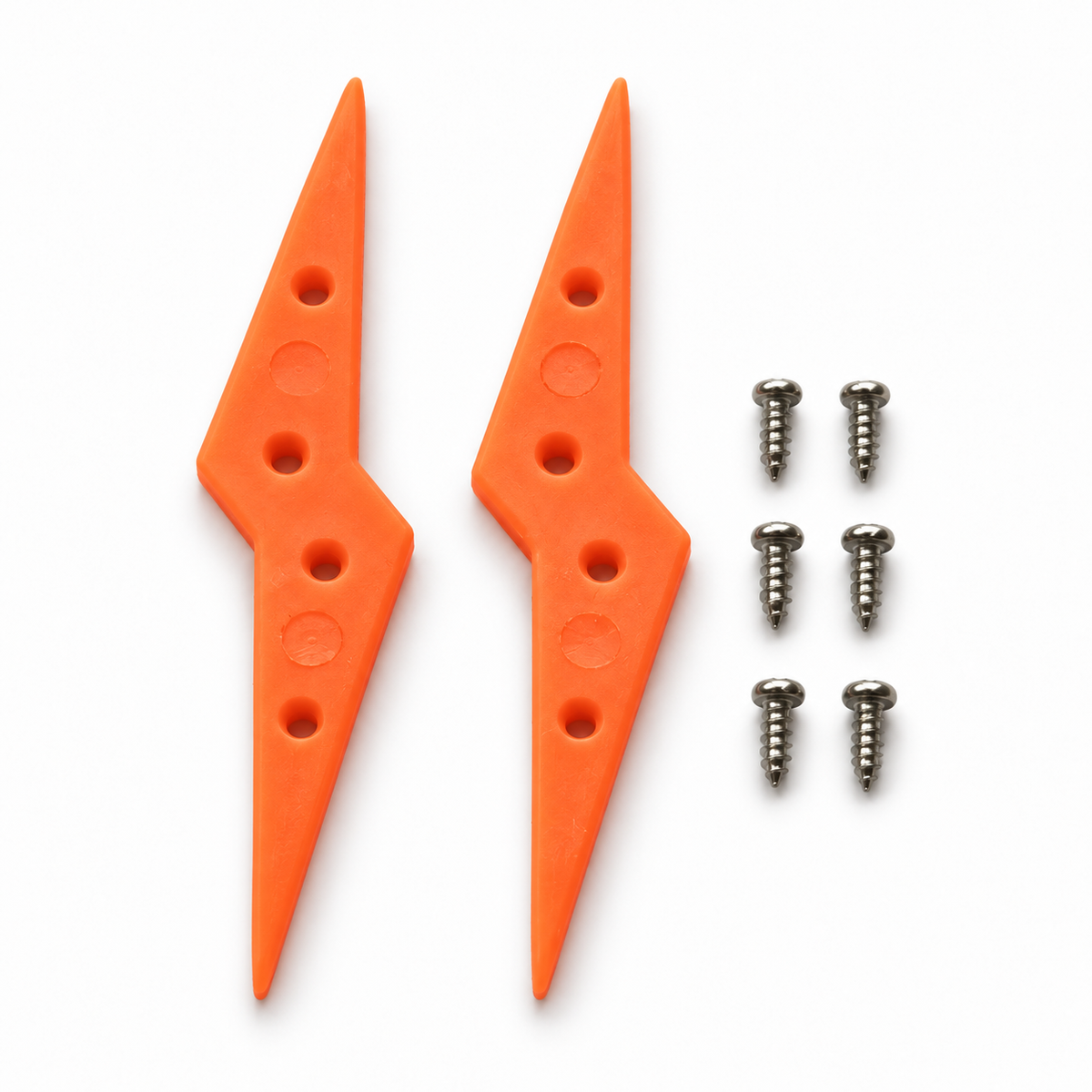 Fingerboard Board Rails, Sword, Arrow, Lightning, Lightning Orange