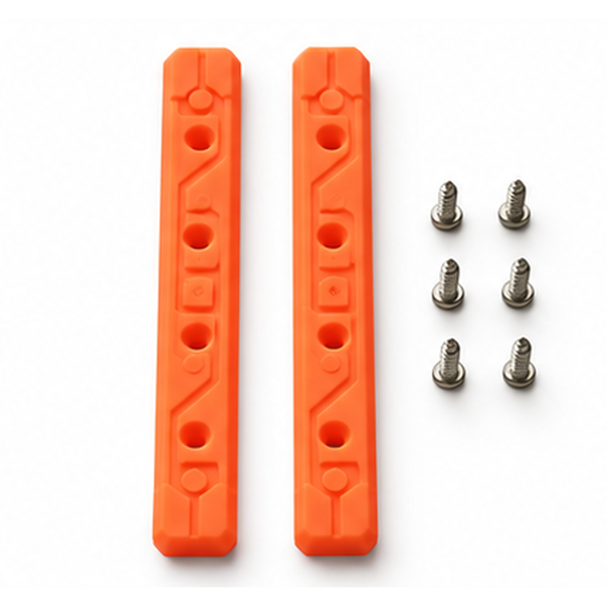 Fingerboard Board Rails, Bat and Classic, Classic Orange