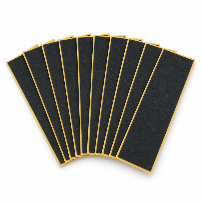 Fingerboard Grip Tape, 10 Pack, Black