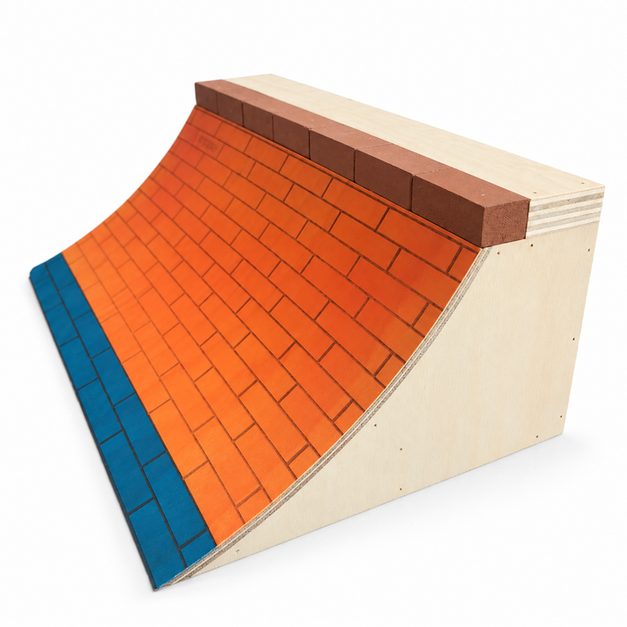 Brick Fingerboard Quarter Pipe