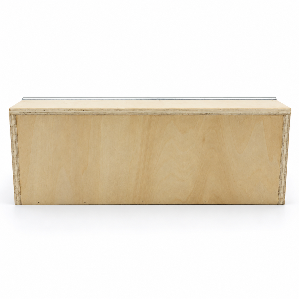 Wooden fingerboard quarter pipe