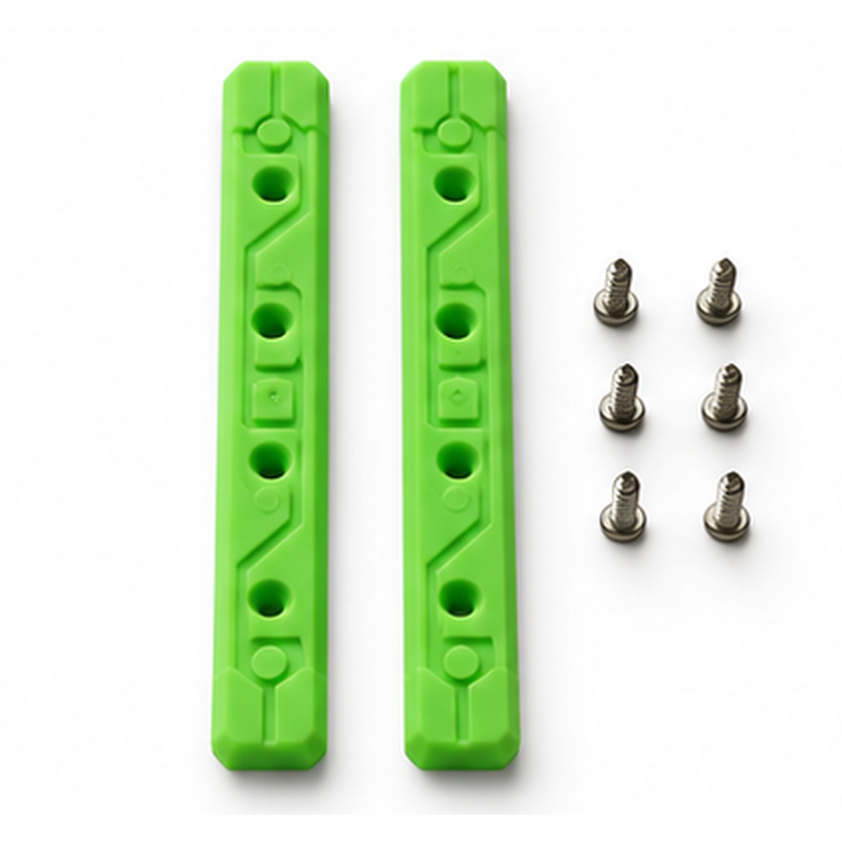 Fingerboard Board Rails, Bat and Classic, Classic Green