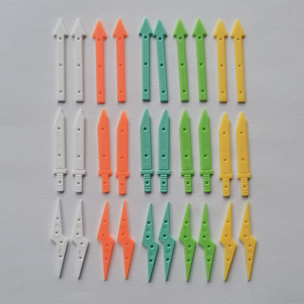 Fingerboard Board Rails, Sword, Arrow, Lightning
